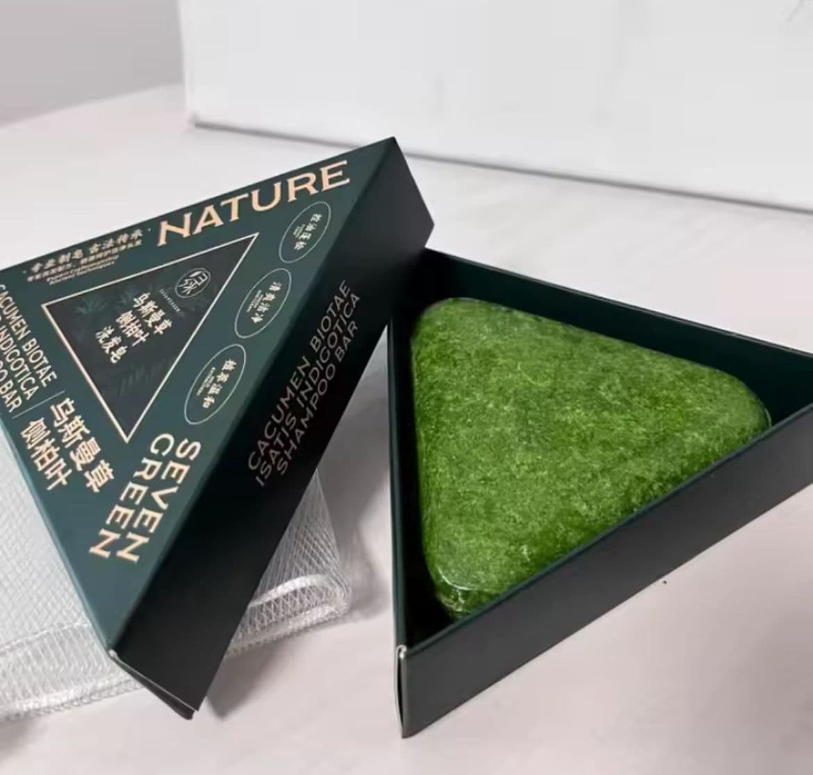 The Nature Triangle Shampoo Bar