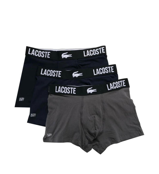 Lacoste Multi Color Boxers Pack of 3 pure cotton